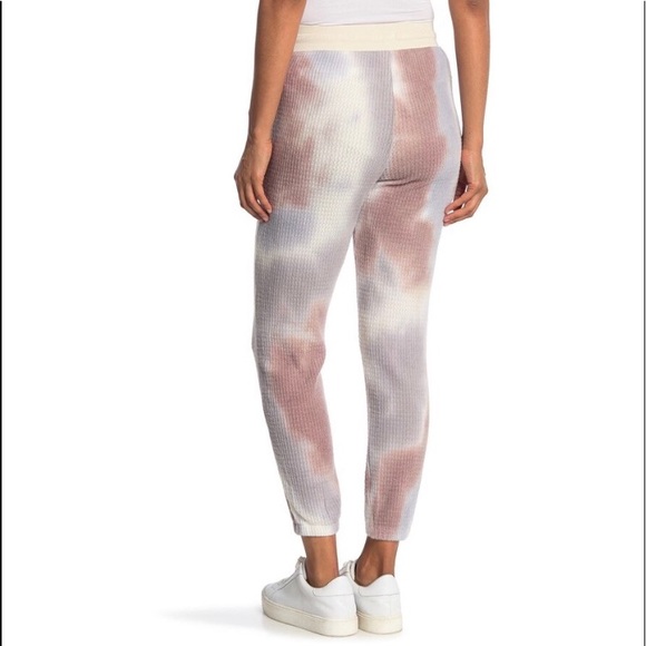 Waffle Knit Tie Dye Joggers - Picture 2 of 3
